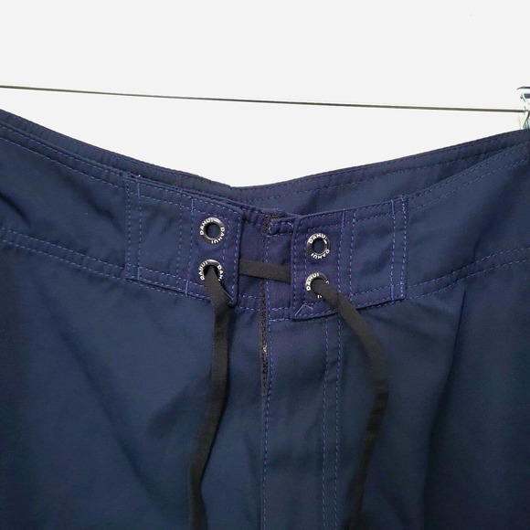 Da Hui Board Shorts Mens Size 36 Navy Blue Swim Swimming Pocket 10.5" Inseam - Picture 4 of 6